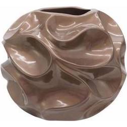 Europalms Design pot BUBBLE-35, brown TILBUD Krukke