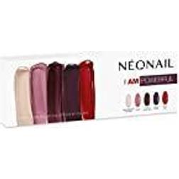 NEONAIL I am Powerful Set 5 UV nagellack 3 av beige rött