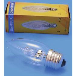 Omnilux 230V/28W E-27 candle lamp clear H