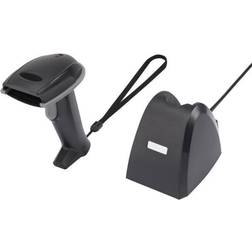 Renkforce iCR6307ABU Barcode scanner Radio 1D LED Nero Scanner portatile USB