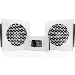 ac infinity airplate t8 white, quiet cooling dualfan