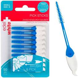 Soft Pick Sticks 50 stk. Edel+White SMALL