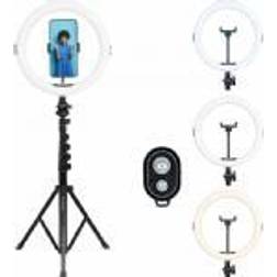 AgfaPhoto Ring lamp AGFA ARL11XL LED RING Lamp Ring 11 Tripod Remote control