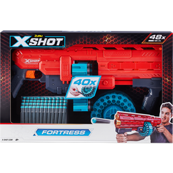 Zuru X-Shot Excel Fortress 40-Dart Capacity Barrel Foam Dart Blaster Inkl. 48 Pilar