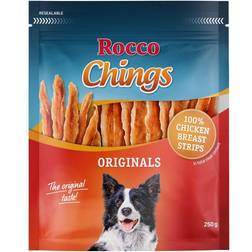 Rocco Chings Originals Strisce da masticare Set % 12 x 250 g Petto d'anatra