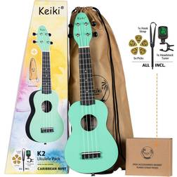 Ortega Keiki K2-CBM Sopran Ukulele Pack Caribbean Mint