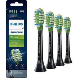 Philips Sonicare Genuine W3 Premium White Replacement Toothbrush Heads, 4 Brush