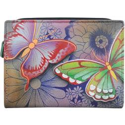 Anuschka Two-Fold Clutch Wallet Multi Misc Accessories No Butterfly