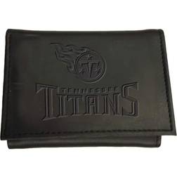 Evergreen Sports America Tennessee Titans NFL Leather Tri-Fold Wallet, Black