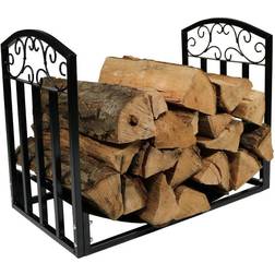 Sunnydaze Decor 24 in. Decorative Firewood Log Rack Holder