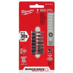 Milwaukee Shockwave 7-Pieces Bit Screwdriver