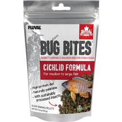 Fluval Bug Bites Cichlid Fish Food, to Large Sized Fish, 3.53