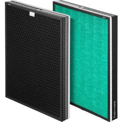 Coway Airmega 250/250S Air Purifier Replacement Filter Set, Max 2 Green True HEPA and Active Carbon Filter, AP-1720-FP