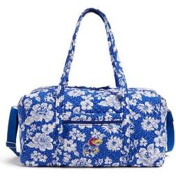 Vera Bradley Kansas Jayhawks Rain Garden Large Travel Duffel Bag