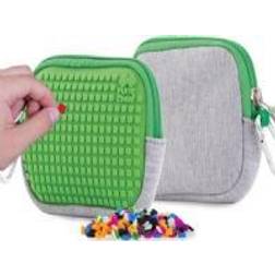 Cassette case film Zipper pouch with green panel