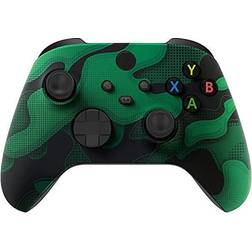 Wireless Controller for Microsoft Xbox Series X/S & Xbox One Custom Soft Touch Feel Custom Xbox Series X/S Controller (X/S Green Camo)