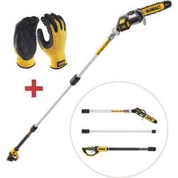 Dewalt DCMPS567N 18v XR Brushless Pole Saw Chainsaw Pruner Split Shaft Gloves