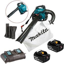 Makita DUB363 Twin LXT 18v 36v Brushless Leaf Blower Mulcher Vac 2x 5.0ah