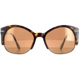 Serengeti Semi Rimless Gunmetal Tortoise Polarized Drivers Gold Vinita