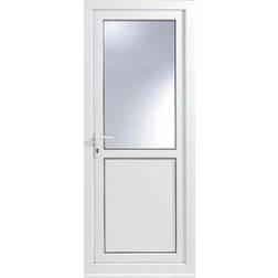 B&Q 2 Panel External Door R (92x205.5cm)