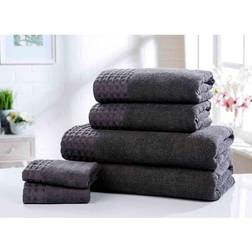 Home Furnishings Retreat 550gsm Towel Pot Holders Grey, Black