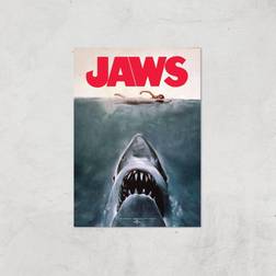 Universal Studios Jaws Giclee Art Print A3 Framed Art
