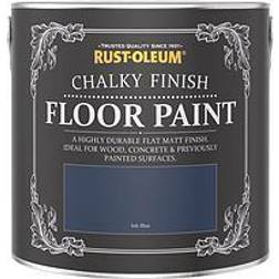 Rust-Oleum Chalky Floor Paint Ink Floor Paint Blue 2.5L