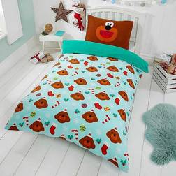Hey Duggee Holly Fleece Christmas Bedding Single Cover