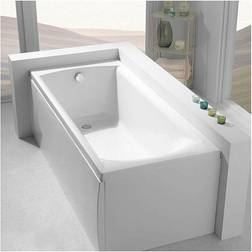 Ideal Standard Single Ended Rectangular Bath 0 Tap Hole White