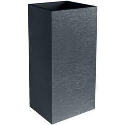 EDA Pot Graphit Carré 39.5 x 39.5 x 80 cm 31 L Plastique