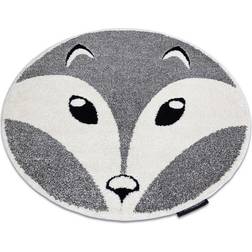 Modern children's carpet JOY circle Fox, for children structural