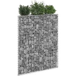 vidaXL Raised Garden Bed Gabion Retaining Wall Flower Bed 80 x 20 x 100 cm