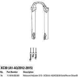 Rockshox Rebound adjuster Gold 29''