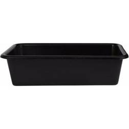 Sydvesta Kakelkar svart rektangulärt. 45L Syrafast tung plast, förstärkt botten och kant, 71x40x22cm
