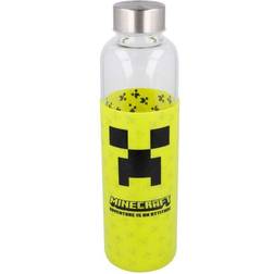 Stor Minecraft silicone cover Vattenflaska av Glas 585ml