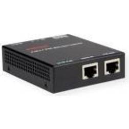 Roline 21.13.1202, Gigabit Ethernet, 10,100,1000 Mbit/s, IEEE 802.3af,IEEE 802.3at, 45 57 V, 90 W, 85 mm