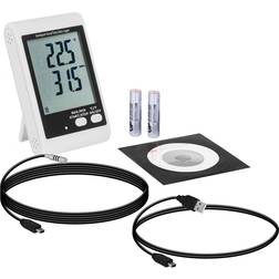 Steinberg Data Logger Para Temperatura Y Humedad LCD -40 +125 °C Sensor Externo