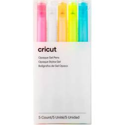 Cricut Gel Pens 5 Stück Pink Orange White Yellow Blue