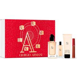 Giorgio Armani Sì Gift Set EdP 100ml + EdP 15ml + Body Lotion 75ml + Lipstick 6.5ml