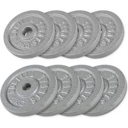 Gorilla Sports Vægtskiver IRON 4x5kg 4x2,5kg Pakke 30 kg