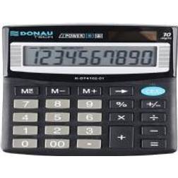 Donau calculator TECH office calculator, 10 digits. display, dim. 125x100x27 mm, black