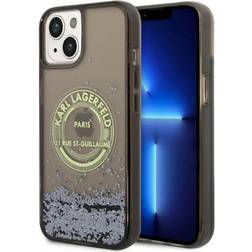 Karl Lagerfeld KLHCP14SLCRSGRK iPhone 14 6,1 czarny/black hardcase Liquid Glitter RSG