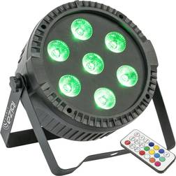 Ibiza ThinPar Led Spot 7x6watt RGBW