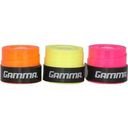 Gamma Neon Tac Overgrip Tacky Grip Confezione Da 3 Assortiti
