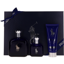 Polo Ralph Lauren Polo Blue Men 3 Pc Gift Set 4.2oz EDT Spray, 1.36oz EDT