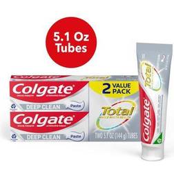 Colgate Total Deep Clean Toothpaste Mint Fluoride Toothpaste 5.1 Oz Tube