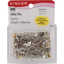 Singer Safety Pins-Sizes 00 To 3 225/Pkg