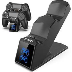 OIVO PS4 Controller Charger, PS4 Charger USB Charging Dock Station Compatable with Dualshock 4, Upgraded Port