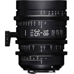 SIGMA 18-35mm T2 Cine High-Speed Zoom Lens, Imperial, PL Mount