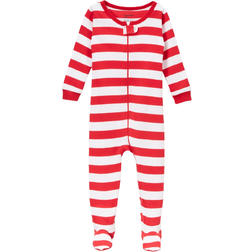 Leveret & White Footie Pajamas - Infant, Toddler & Kids